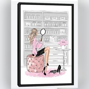 Dream closet 8 1/2"x11" Framed Wall Art